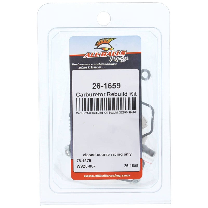 All Balls Racing 26-1659 Carburetor Rebuild Kit Compatible with/Replacement For Suzuki GZ 250 Marauder 1999-2010 - Image 4
